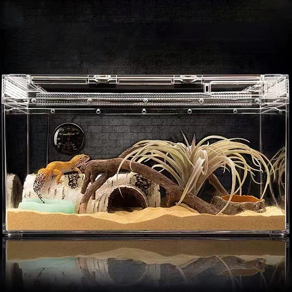 Amphibians Creative Hollow Lizard Hideout Caves Tortoise Hideout Small Reptile Caves Trunk Habitats