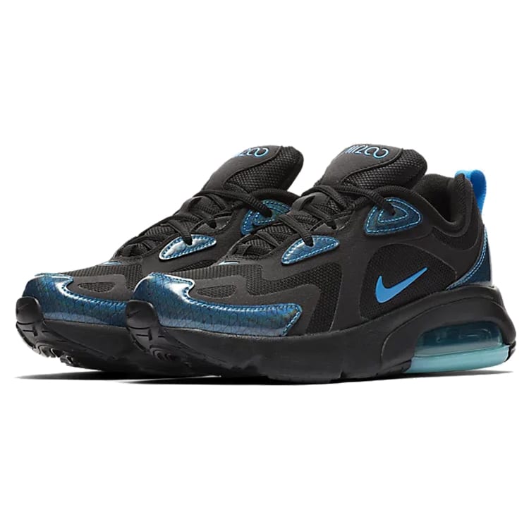 Nike Air Max 200 Black Blue Hero GS CQ4009-001