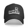 Модная Крутая Бейсболка для Канала Twitch Женская и Мужская Кепка Twitch Унисекс