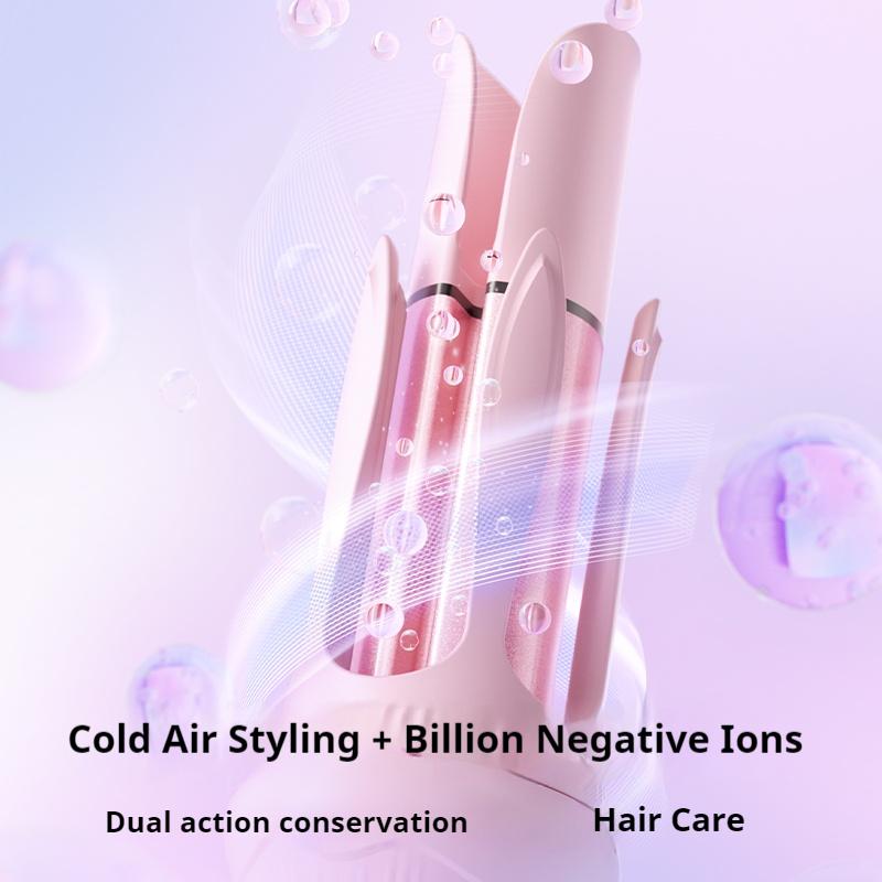 32Mm Auto Curling Wand Negative Ion Ceramic Barrel 4 Temp Settings For Long Lasting Curls Hair Styling Tool