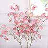 French Round Eucalyptus & Apple Leaf Simulated Plant for Wedding & Home Decor