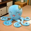 Simulation Blue Pink Octopus Plush Toy Lifelike Stuffed Animals Plushies Doll Cartoon Soft Pillow for Girls Boys Birthday Gifts