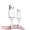 3/5 Meteres Long Micro USB Charging Charger Flexible White Cable Cord Wire for Samsung Xiaomi Android Smart Mobile Phone