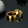 Кольца из нержавеющей стали для мужчин, пара вольфрамовых обручальных колец, черный/серебристый/золотой/светло-черный/коричневый с матовой отделкой, удобная посадка