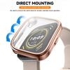 Мягкий силиконовый чехол с покрытием для умных часов Amazfit Bip 5, Защитная пленка для экрана, Бампер, Чехол для Huami Amazfit Bip5