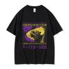 Funny Cheese Devouring Machine Japanese Rat Graphic T Shirts Men Vintage Fashion O-Neck Oversized T-shirt Y2k Unisex 62408