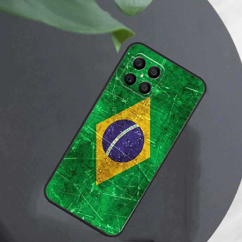 Brazil Brazilian Flag For Honor Magic 5 6 7 8 Pro Case For Honor 400 200 50 70 Lite X8c X8b X9a X9b X9c X9d Win RT