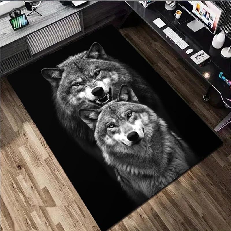 Animal Rug - Home carpet Office Decorative Carpet For Living Room Bedroom Door Mat Floor Rug Computer Chair Area Rug