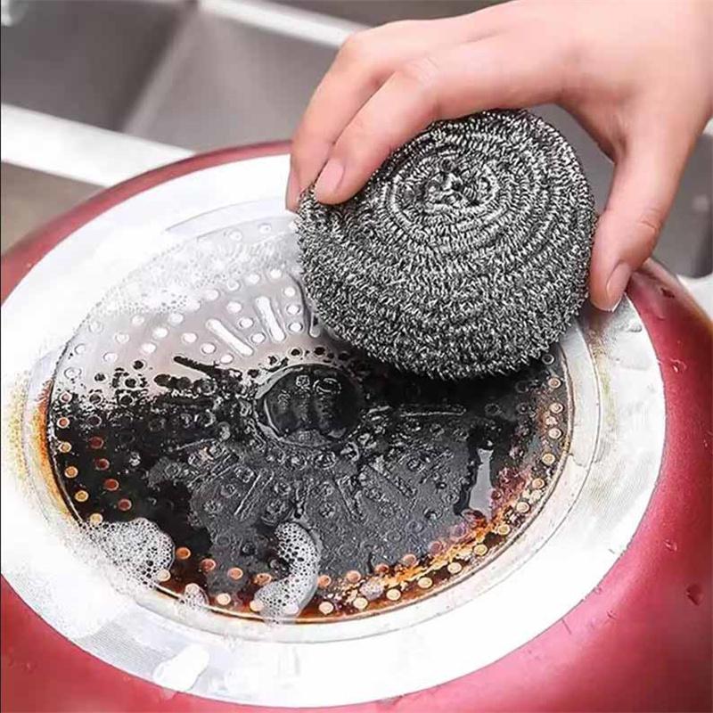 22 г/шт Щетка-шарик из нержавеющей стали для мытья посуды, кастрюль, сковородок, кухонные инструменты для мытья посуды, чистящие щетки
