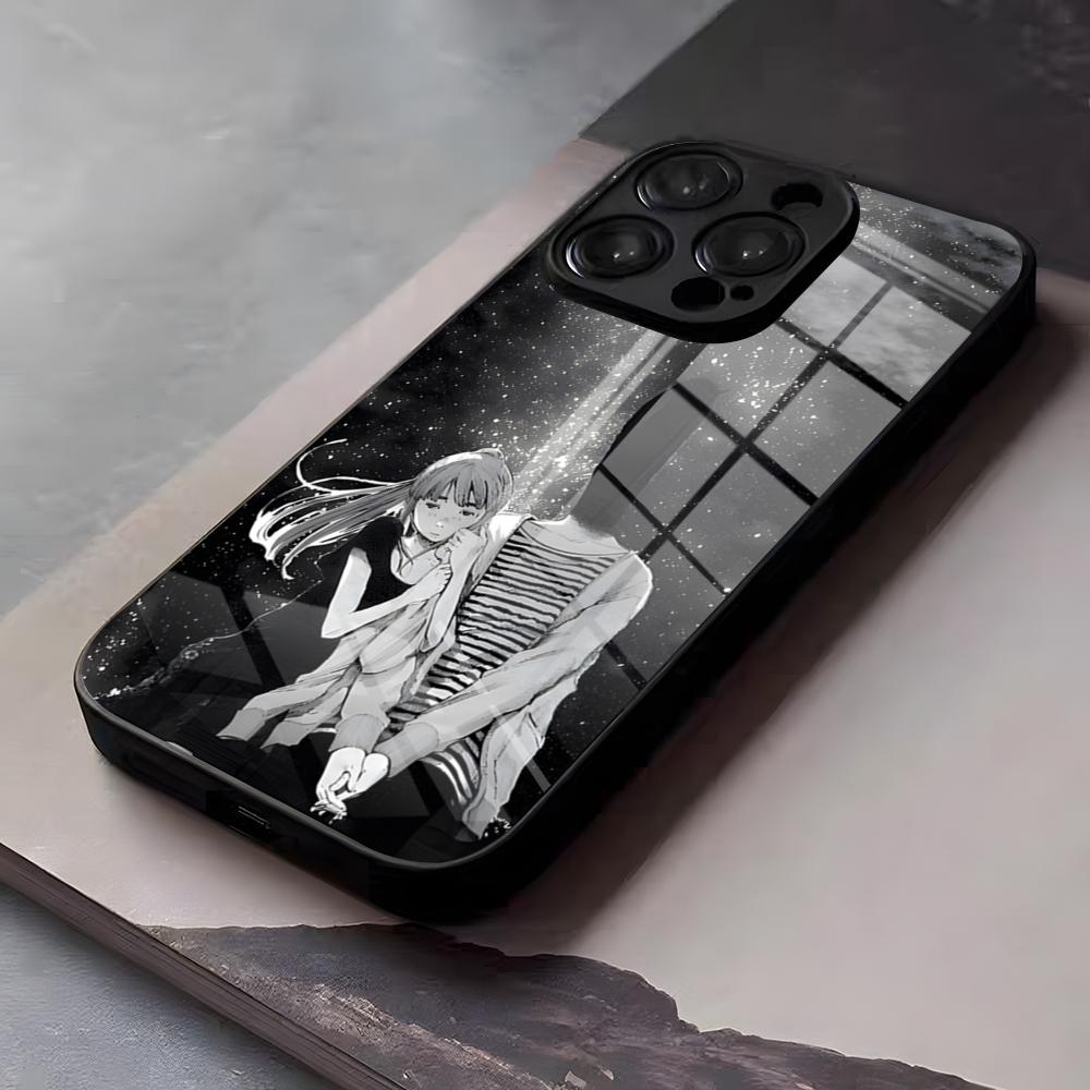 Чехол для телефона 'Хорошей ночи, Пунпун' Крутой аниме-чехол для iPhone 17 Pro Max 16 15 14 Pro Max 13 11 X Xs Xr 8 7Plus Стеклянная крышка