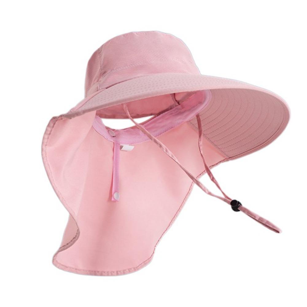 Anti-UV Wide Brim Sun Hat Foldable Women Bucket Hats Adjustable Sun Protection Hat  Safari Cap