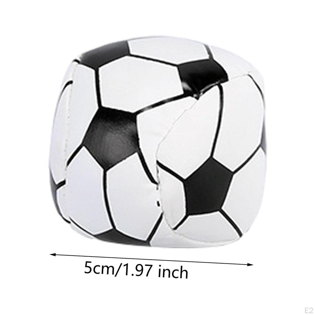 10Pcs Mini Footballs Outside Toy Sport Party Favor 5cm Funny Juggling Balls Sports for