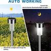 Solar Outdoor Lights Solar Garden Light LED Landscape Lighting Waterproof Pathway Lights Decor Walkway Lawn Patio Yard
