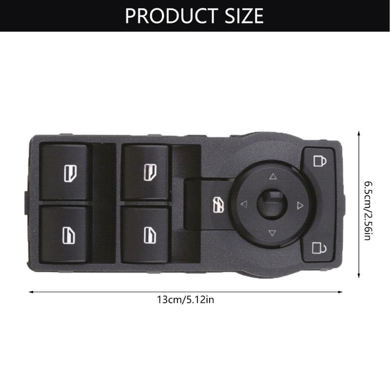 Car Electric Window Switch Power Control Panel Door Glass Lift Button Elevator Controller Switch Waterproof for 92225343