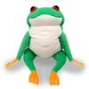 Shinada Global Серия Mochi Мочикаэру Лягушка Зеленая (XL) 35 x 35 x 50 см Плюшевая лягушка животное MOKR-0880G