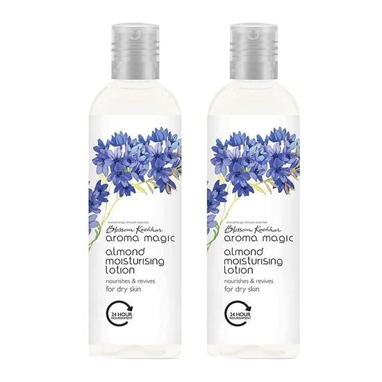Увлажняющий лосьон Aroma Magic Almond SPF 15 | для 24-часового питания | Увлажняет и восстанавливает кожу | Ежедневное использование | Для сухой кожи - 100 мл Упаковка из 2 шт.