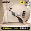 New national standard 3C certified helmet, electric vehicle 3c summer helmet, sun protection and breathable half helmet