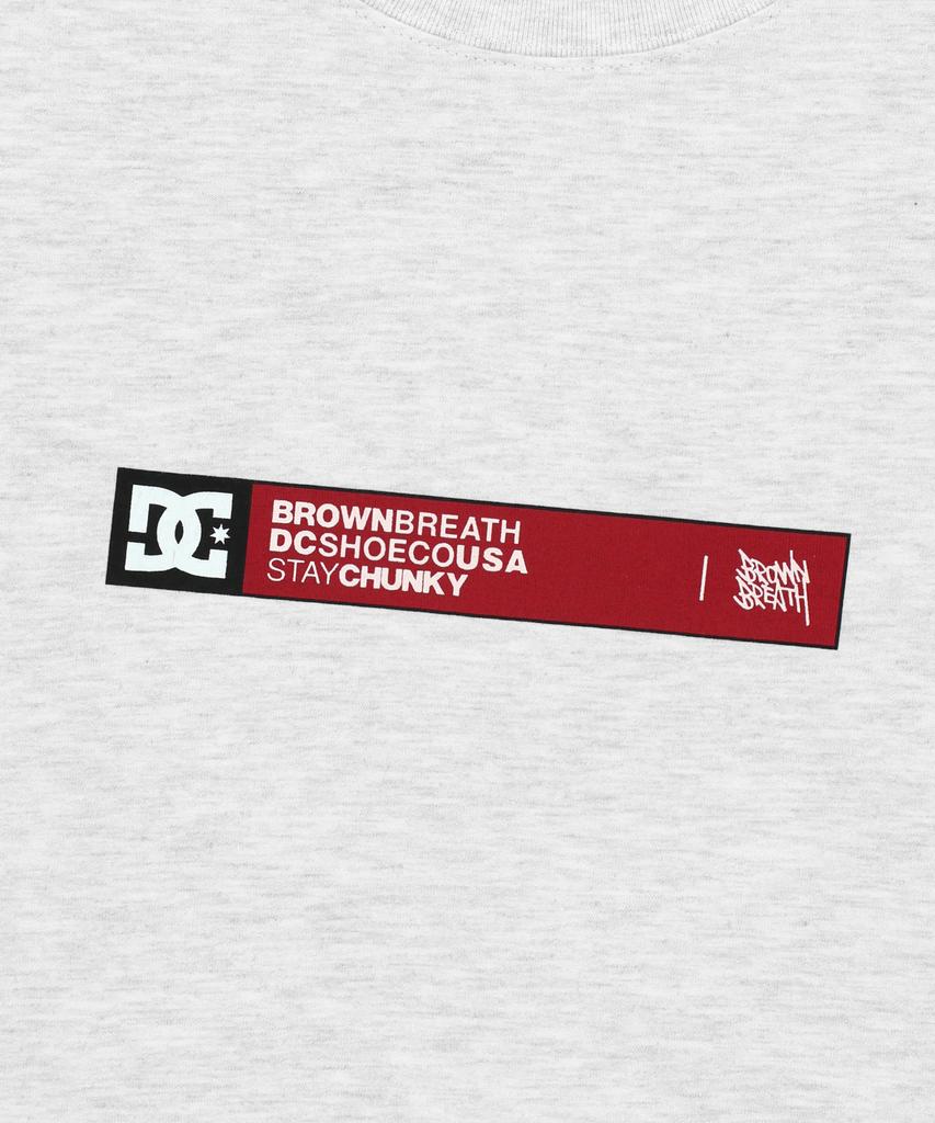 Футболка с надписью BROWNBREATH Bxd - Пепельный