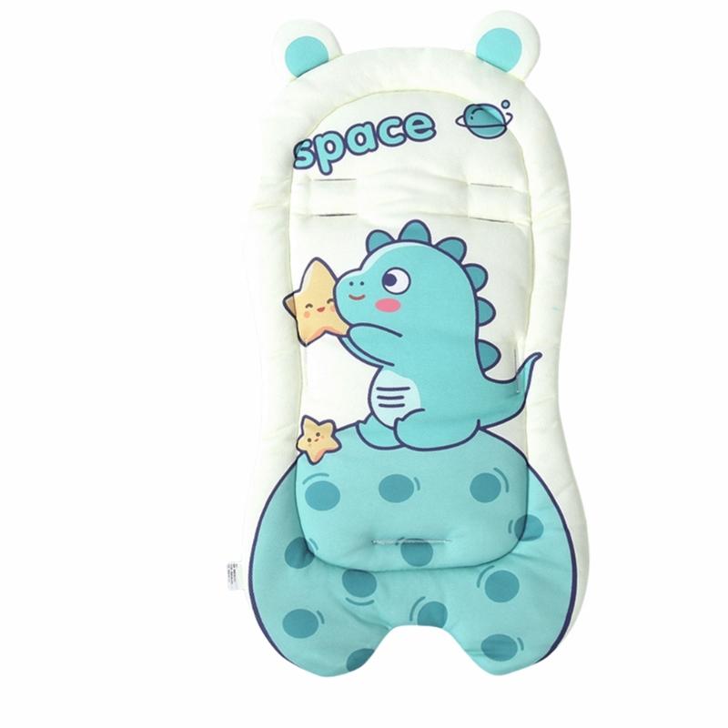 Вкладыш на сиденье детской коляски, мягкая дышащая ткань, подушка с мягким наполнителем, уникальный узор для различных моделей