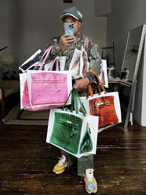 2024 Пародия от блогеров в Instagram Креативные продуктовые сумки Сумка Platinum Ремейк Модная сумка как у фэшн-блогеров для фитнеса и отдыха