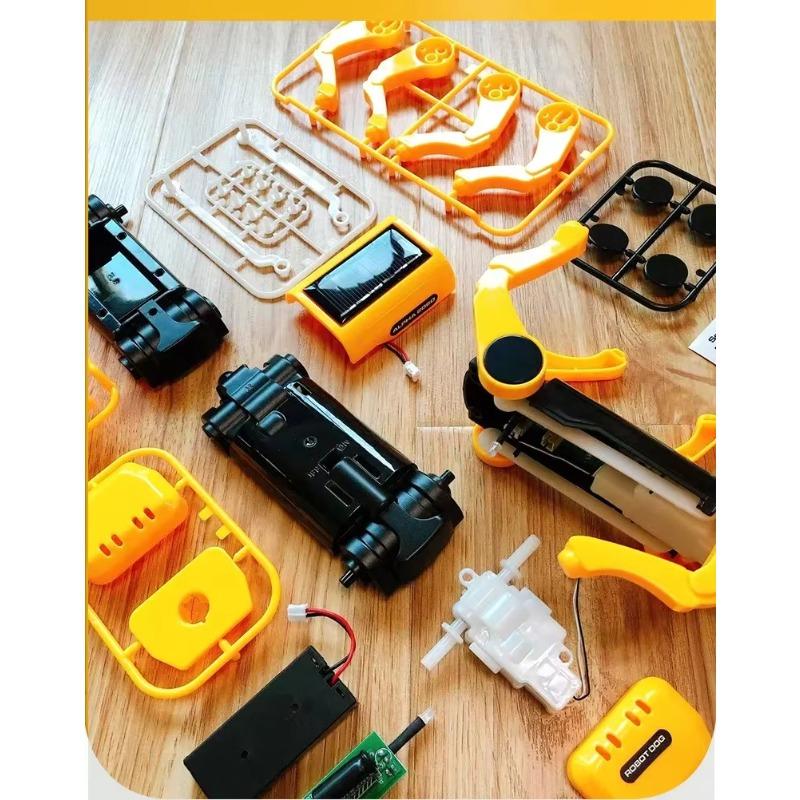 Robot Dog Toys,Solar Robot Toy,Science Educational Science Kits,DIY Learning Educational Robot Kit Birthday Gift for Kids