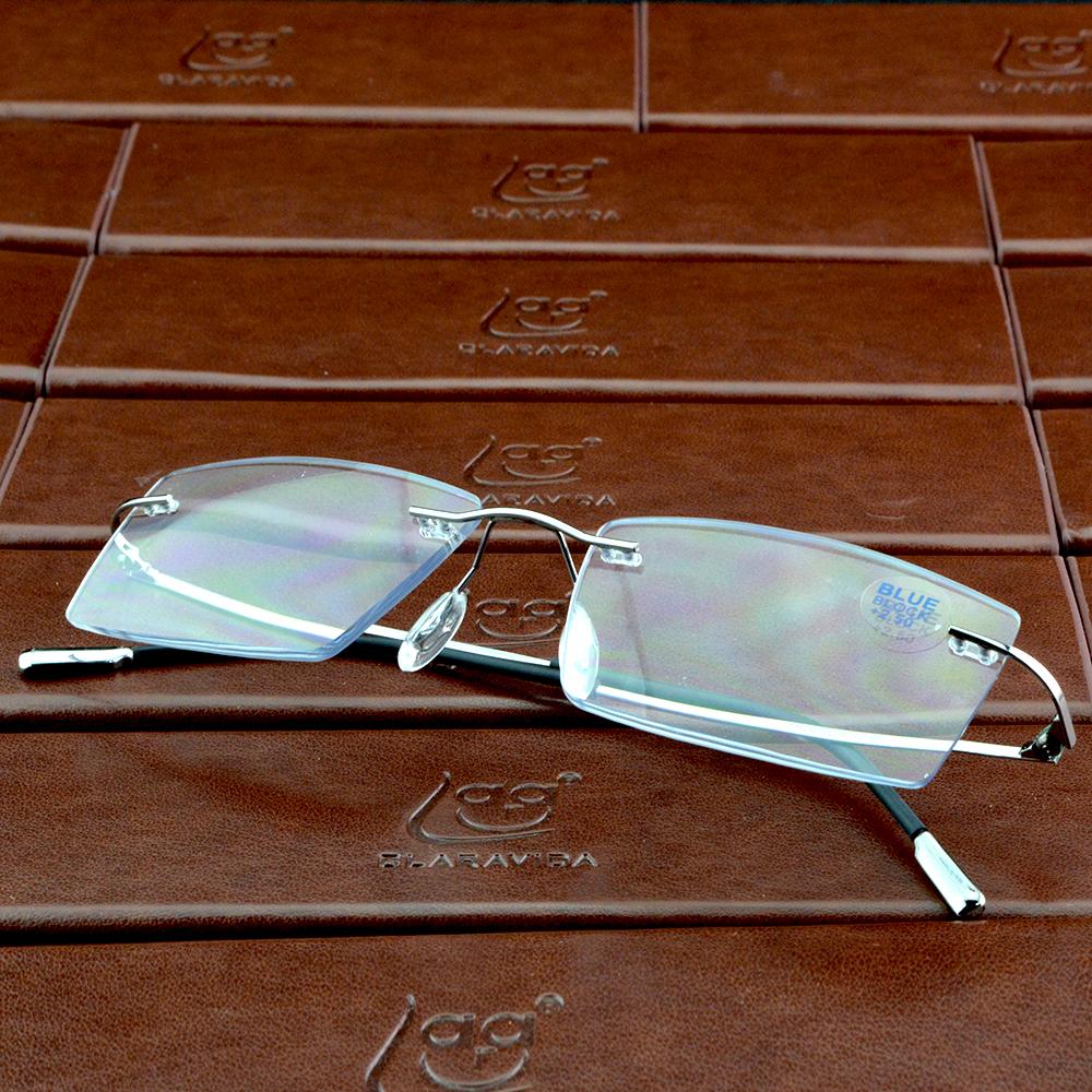 Clara Vida титановый сплав без оправы серебро мужчины женщины прямоугольные 10 г очки для чтения без оправы +1 +1.5 +2 +2.5 +3 +3.5 +4