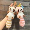 Plush Raccoon Plush Key Chains Love Couple Small Hanging Ornament Wedding Doll Ragdoll Accessories Pendant Fashion Jewelry