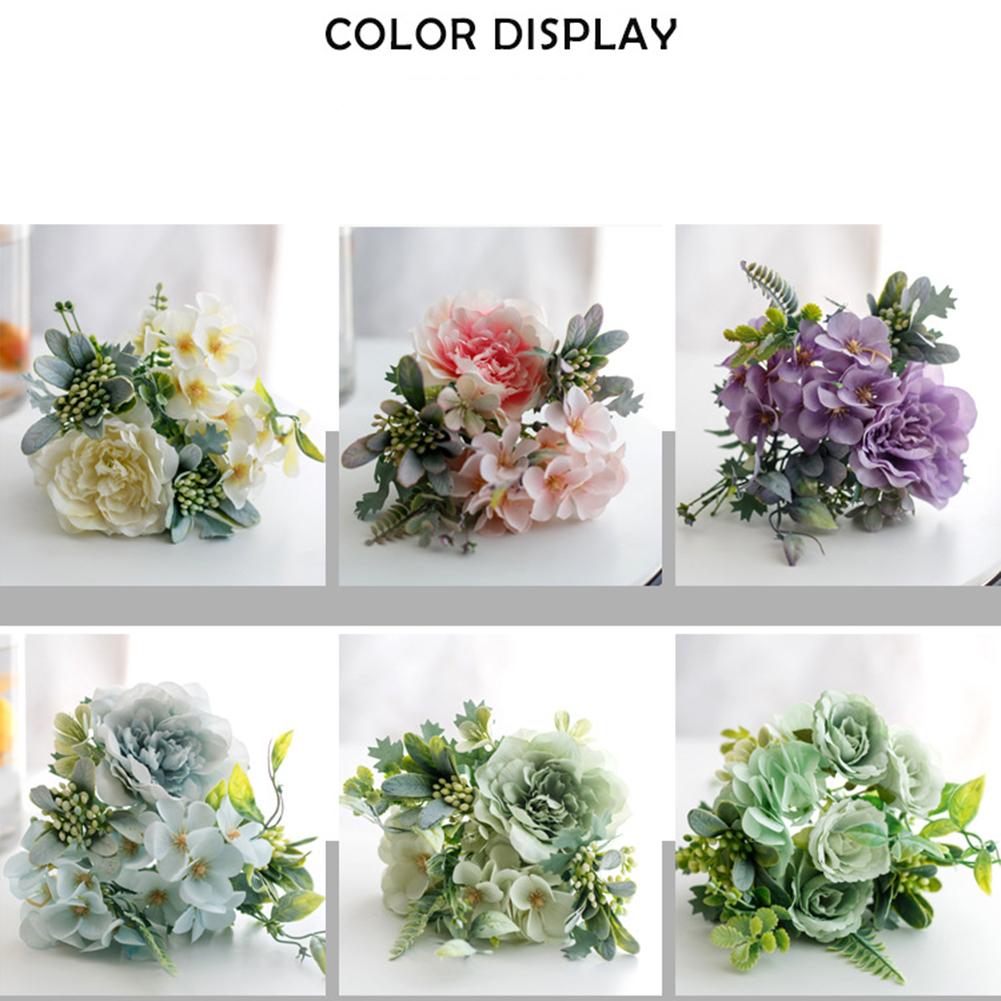 Artificial Rose Bouquet For Wedding Household Decoratiove Ornaments Photographic Props