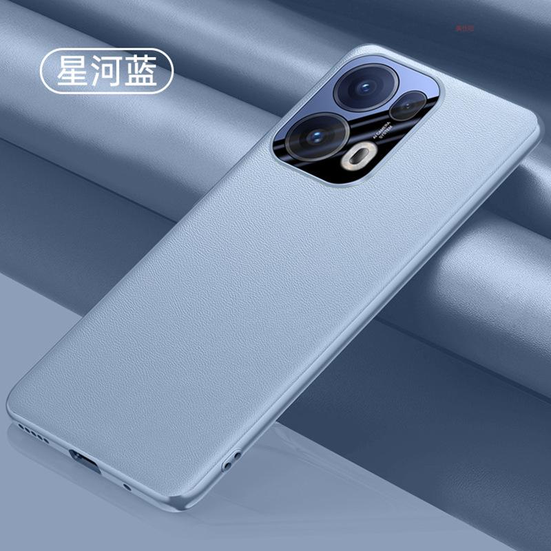 Подходит для чехла на мобильный телефон opporeno13pro, легкий и тонкий, полностью закрывающий камеру, Reno13, противоударный, деловой, мужской, простой, из натуральной кожи