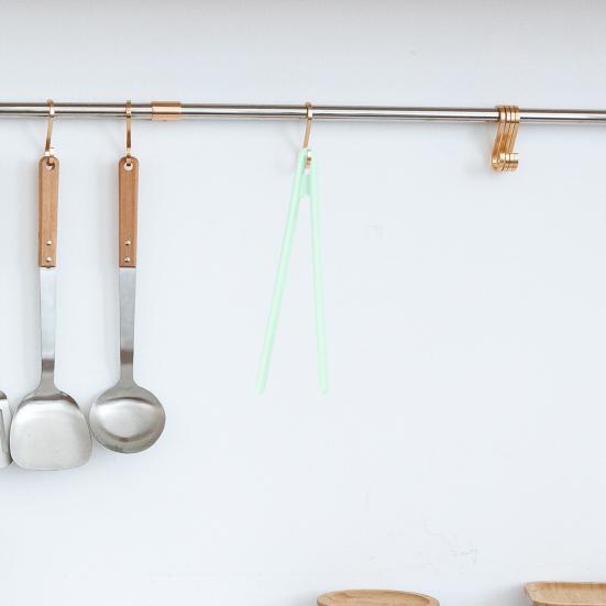 Силиконовый зажим для еды, А-образный держатель для кухонных инструментов для выпечки, щипцы для шведского стола, барбекю, мясо, стейк, овощной хлеб, держатель для кубиков льда