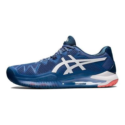 Мужские кроссовки Gel Resolution 8 Blue Harmony белые 1041A079-404