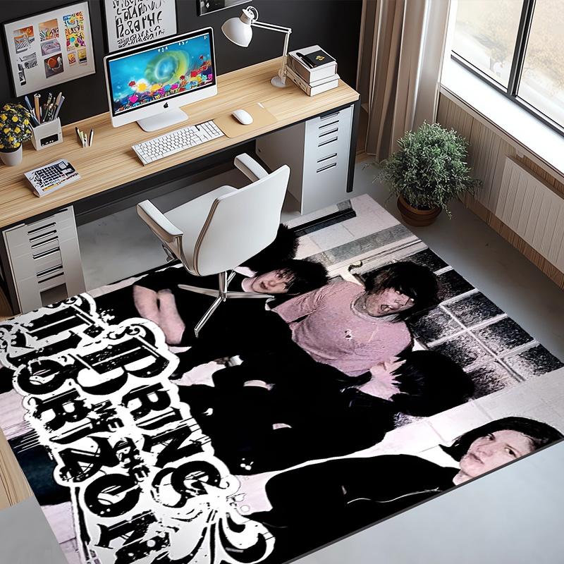 Bring Me the Horizon Pattern Rug, Indoor/Outdoor Mat, for Picnic, Gameroom, Bedroom, Office, Living Room, Home Decor Carpet, Birthday Gift