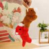 Stuffed Pony Fridge Magnet Soft New Year Mascot Mini Plush Refrigerator Stickers  Office