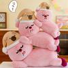 Adorable Capybara Plush Sleep Hat Lovable Rubi Doll Unique Plush Pillow Gift For Girls