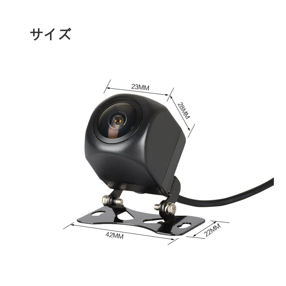 C2 Rearview Camera/Mirror Settings/2 Megapixel 1080P Ultra Mini IP67 Waterproof/Night Vision/AHD and Ultra Wide