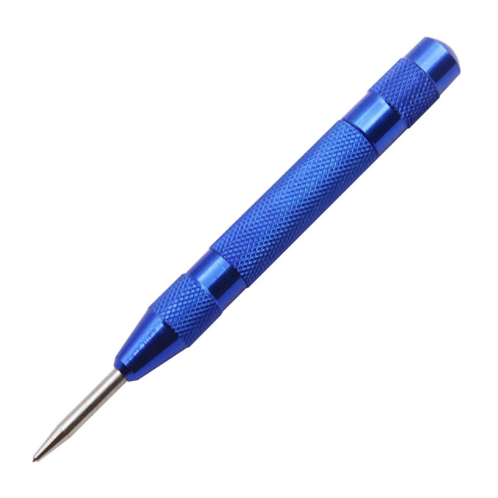 Automatic Center Pin Punch Spring Loaded Marking Starting Holes Tool Wood Press Dent Marker Woodwork Tool Drill Bit