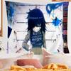 Аниме WWatamote Куроки Томоко Подвесной Богемный Гобелен Богемные Настенные Гобелены Мандала Дешевый Хиппи Настенный Подвес