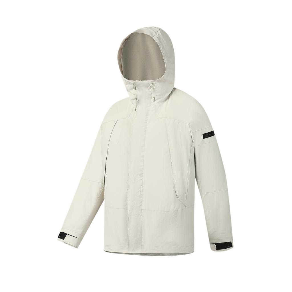FILA Solid Color Hooded Zip Jacket Men jackets A11M618702FGY