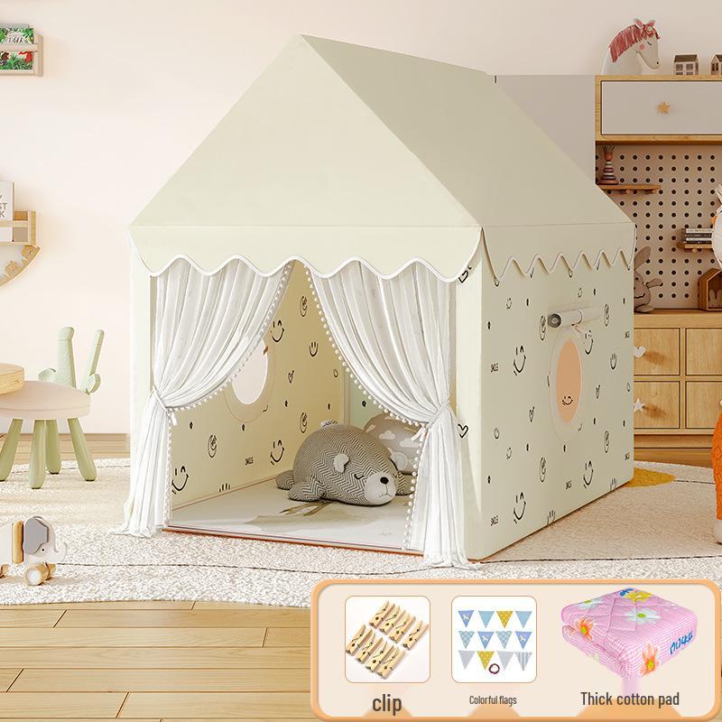 Princess Castle Play Tent for Kids with Mosquito Net - Indoor Pretend Play & Sleep Space