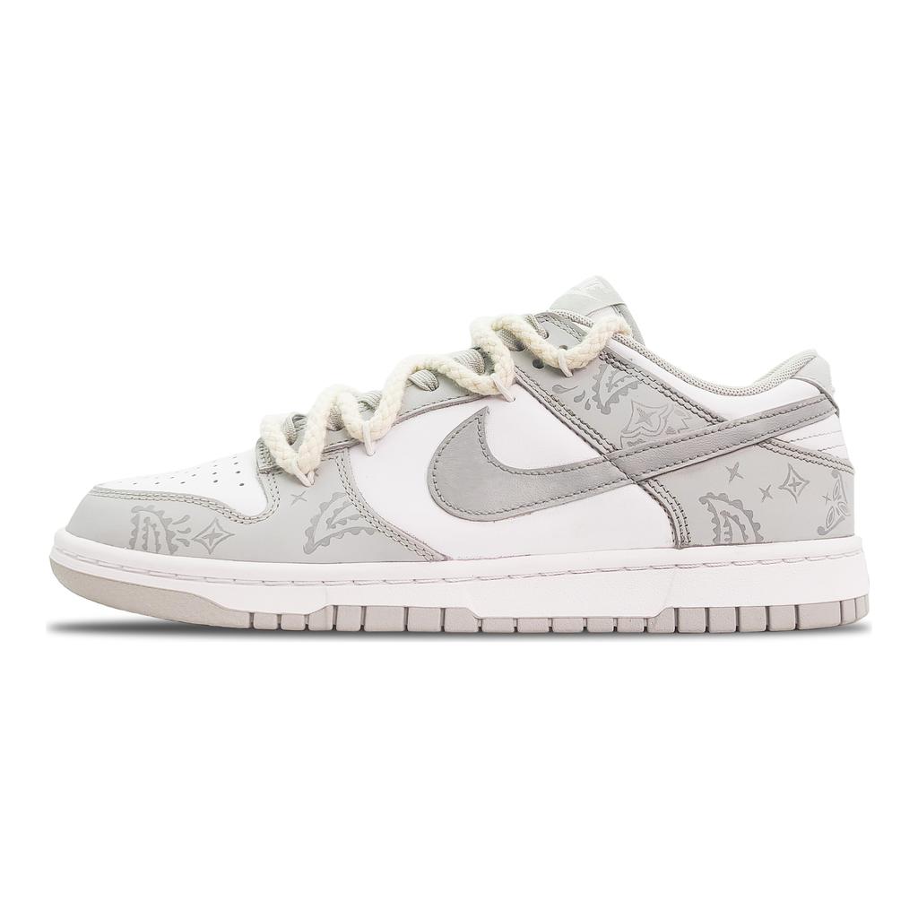 Nike Кроссовки Dunk Low Skateboard Мужские Серый Белый DD1391-103(Команда188-)