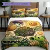 3pcs Duvet Cover Set (1*Duvet Cover + 2*Pillowcase, Without Core), Plants vs. Zombies Print Bedding Set, Bedroom Decor, All‑Season, Birthday Gift