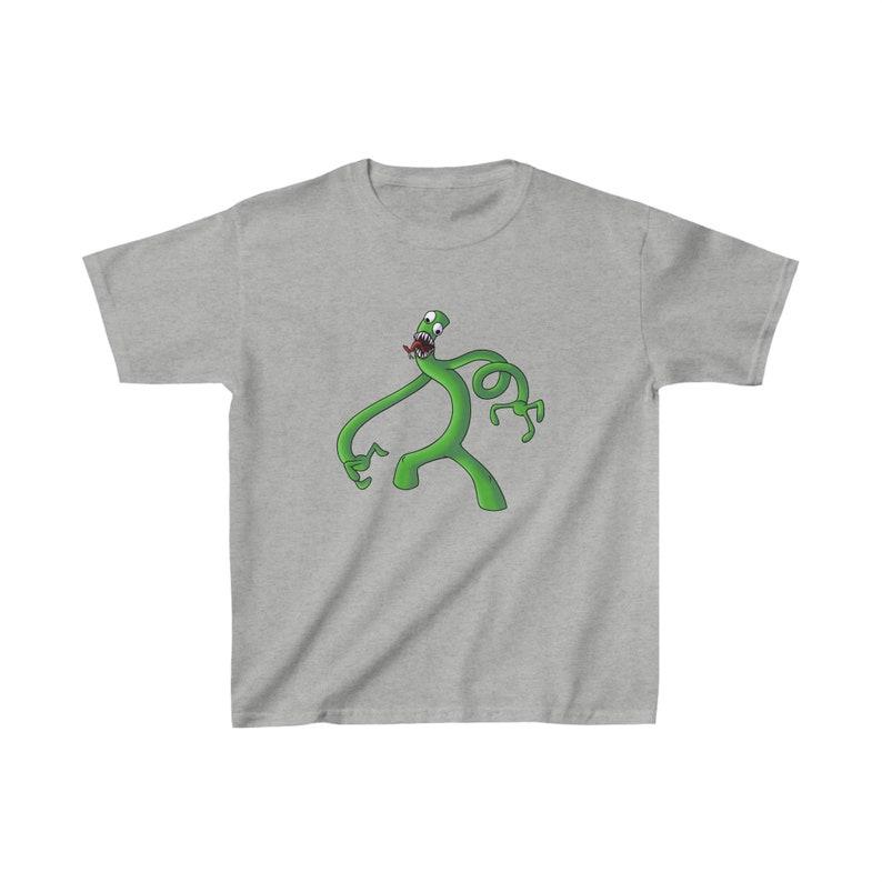 Rainbow Friends GREEN Monster Toddler Tee Shirt T-Shirt Soft Heavy Cotton YouTube Quality Printed Multiple Colors FREE SHIPPING