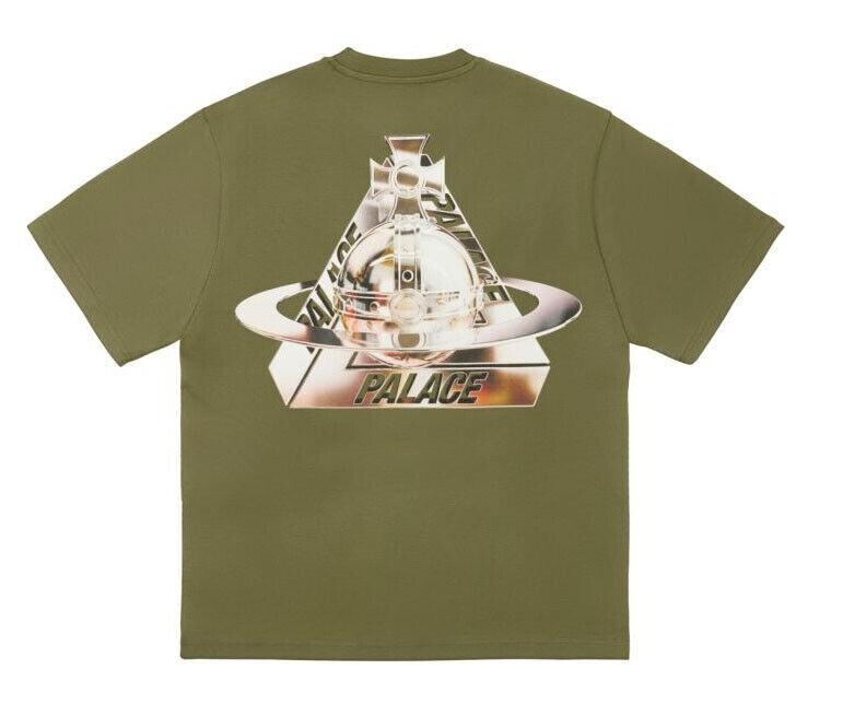 Palace X Vivienne Westwood Футболка Черный Белый Фиолетовый Оливковый 4 цвета Размер S2XL