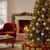 Ornements d'arbre de Noël - SPRINGOS - Lot de 100 - Incassables - Doré - Mixte
