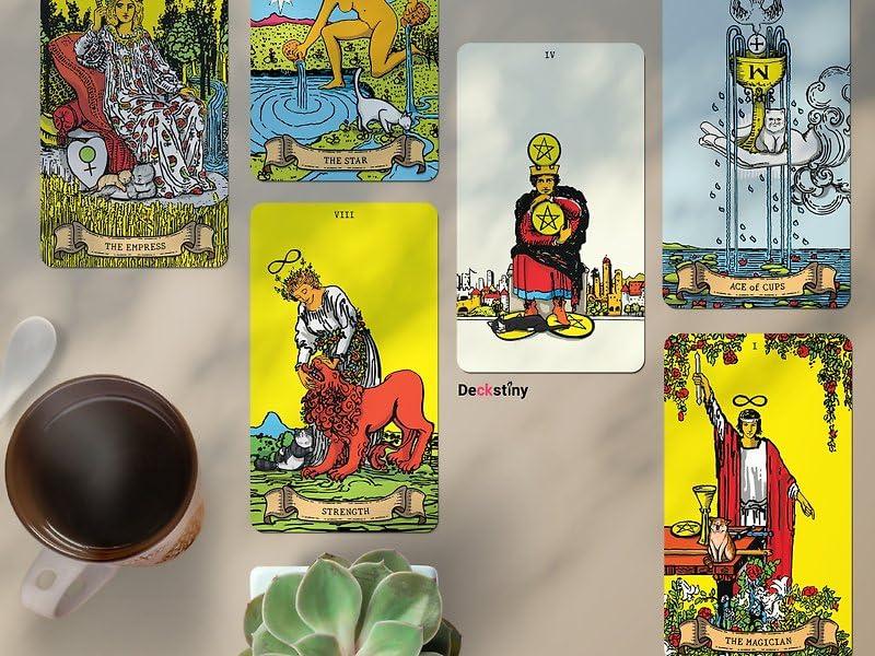 Набор карт Таро Kancharo из 78 карт [OMC Tarot] Включает японские инструкции к картам Таро и мешочек (аутентичный)