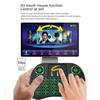 2.4G Air Mouse with Touchpad Keyboard I8 English & Russian Backlit Mini Wireless Keyboard for PC Android TV Box Mini Wireless Keyboard