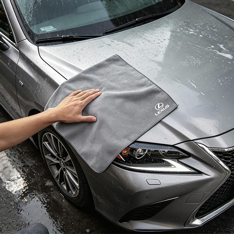 Car Wash Towel Microfiber Cleaning Cloth Wipe Rag For Lexus F-SPORT ES RX NX LS UX LM LX GX LC RZ IS CT GS RC HS SC TX LBX IS300 AFG1