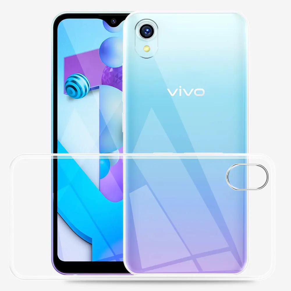 Чехол для Vivo Y1S, прозрачный противоударный силиконовый мягкий чехол из ТПУ, чехол для телефона для Vivo Y91C, бампер, чехол для Vivo Y91i 1816 1820 Fundas