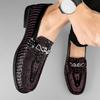 Модные мужские лоферы высшего качества, уличный стиль, обувь для ходьбы, роскошный бренд, кожаные мужские туфли, летние дышащие повседневные лоферы