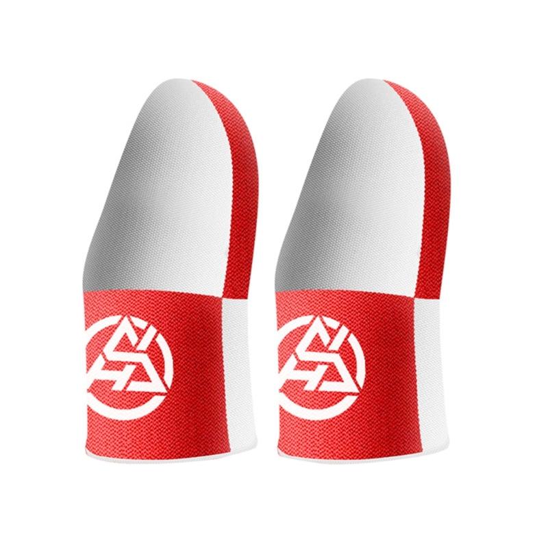 2x Дышащие Защитные Напальчники для Игр, Защищающие от Пота, с Эргономичной Прострочкой для Улучшения Игровых Результатов в Шутерах